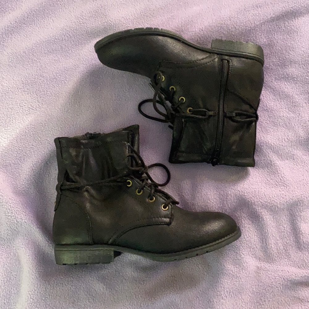 Girls Sonoma black ankle booties